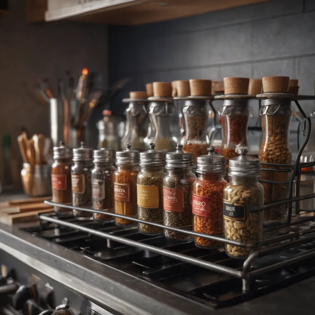 Enhancing Kitchen Design with Above Stove Spice Racks