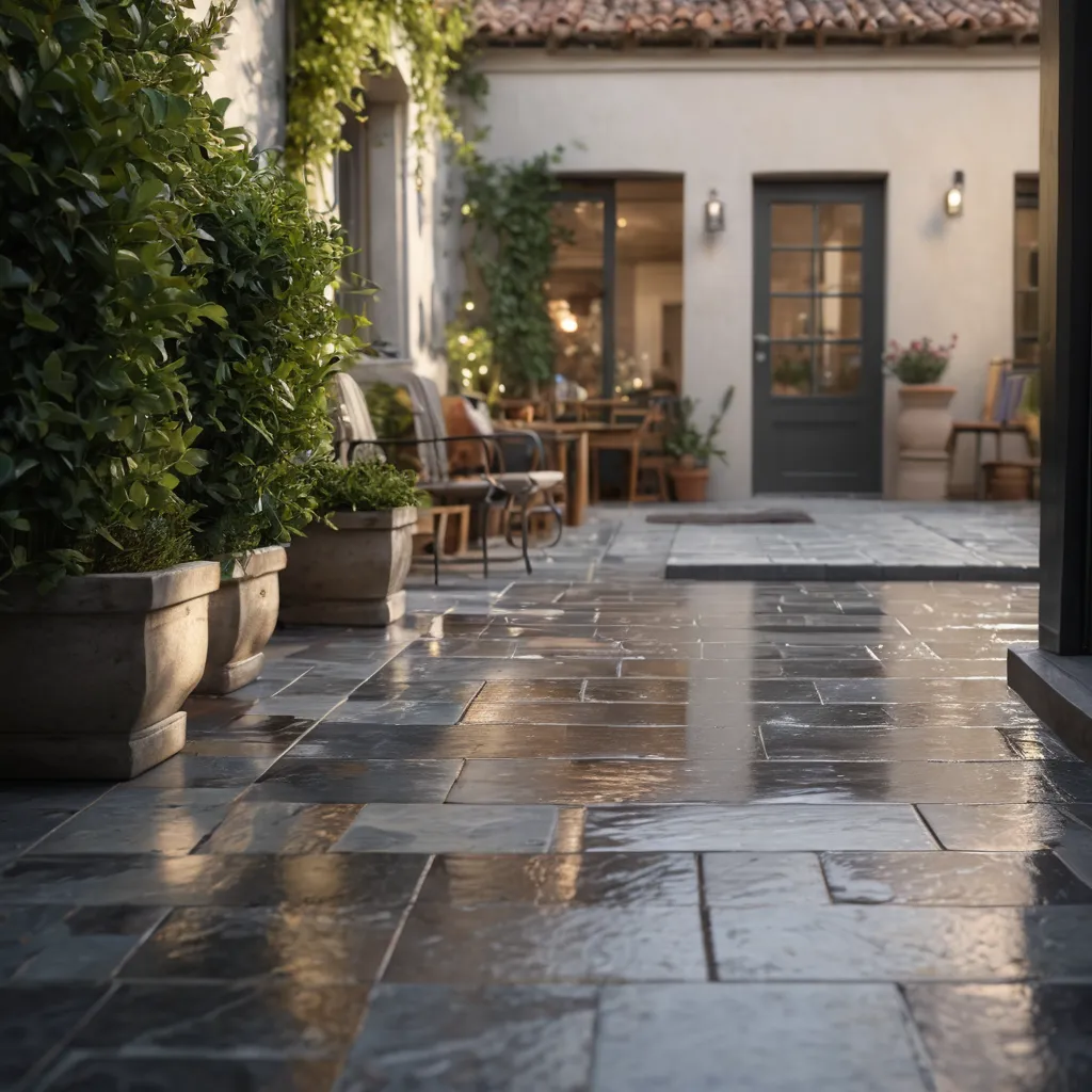 View of Top Exterior Floor Tiles to Enhance Outdoor Spaces