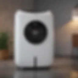 A modern air cooler showcasing innovative design