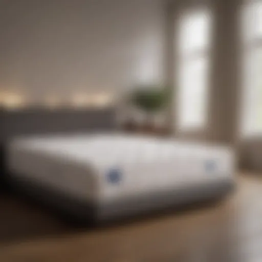 Luxurious foam mattress showcasing comfort layers