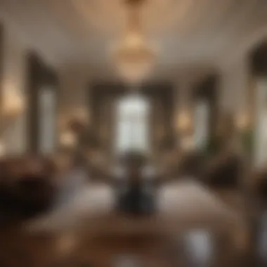 Luxury Amenities: The Essence of Opulent Living Sophisticated amenities within the mansion, illustrating a lavish lifestyle.