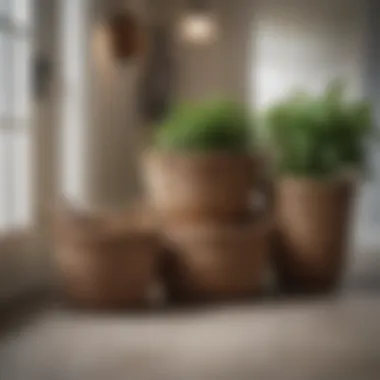 Creative Uses of Baskets for a Chic Entryway Creative uses of baskets in a chic entryway