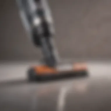 Close-up of advanced brush technology in vacuums