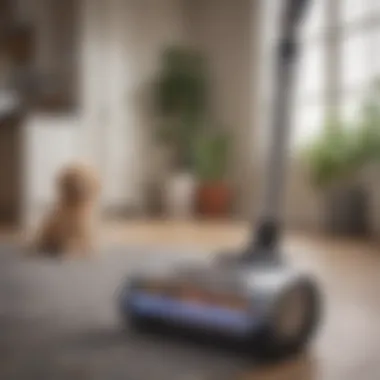 User-friendly design of stick vacuums for pet owners