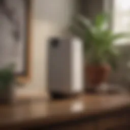 Compact air purifier ideal for small spaces