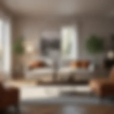 A clean, stylish living area free from coffee stains