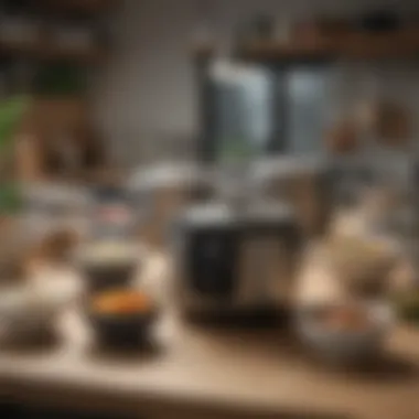Diverse Models of Small Rice Cookers Display of various small rice cooker models with features highlighted