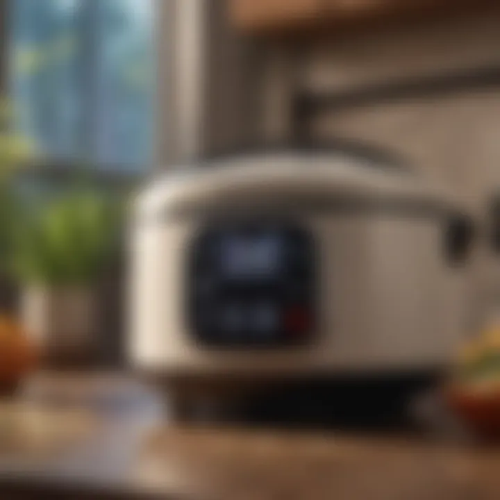 User-friendly interface of a modern small rice cooker