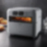 Sleek design of a toaster convection air fryer showcasing modern aesthetics