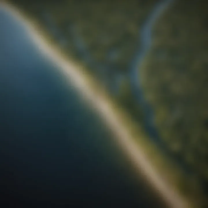 A map of Florida indicating areas with different water quality issues, emphasizing local challenges.