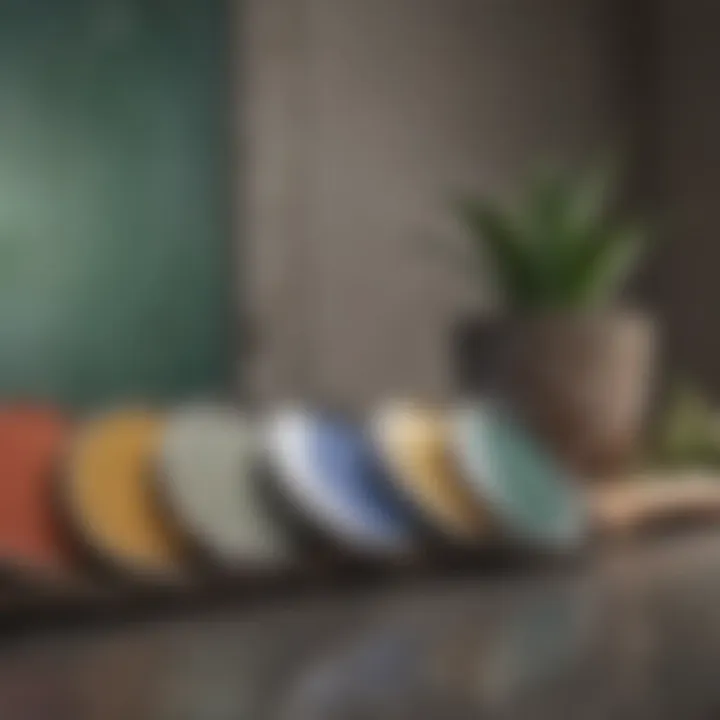 Color palette for humid environment painting
