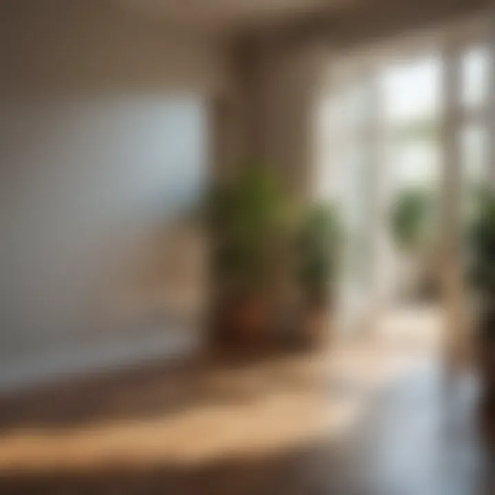 Interior room showcasing humidity-resistant paint finish