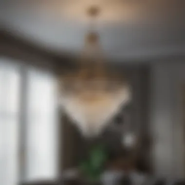 Contemporary Chandelier in Modern Decor Contemporary chandelier design complementing modern decor
