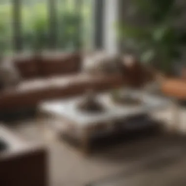 Stylish Coffee Table Designs Complementing a 96-Inch Sofa Stylish coffee table designs complementing a 96-inch sofa