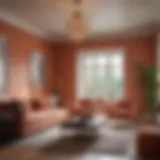 A beautifully decorated living room showcasing a harmonious color palette