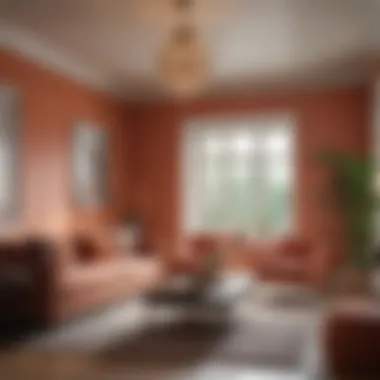 A beautifully decorated living room showcasing a harmonious color palette