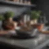 Elegant design of Chrissy Teigen's kitchenware showcasing modern aesthetics