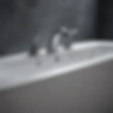 Intricate Design of Bathtub Jets Close-up view of bathtub jets showcasing intricate design