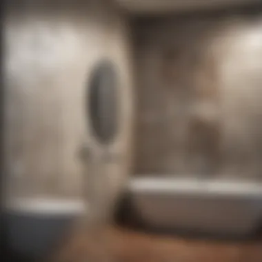Transformation of Bathroom Tiles Before and after comparison of tile cleaning