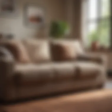 Effective Techniques for Maintaining Microfiber Couches Demonstrating the proper technique for cleaning a microfiber couch.