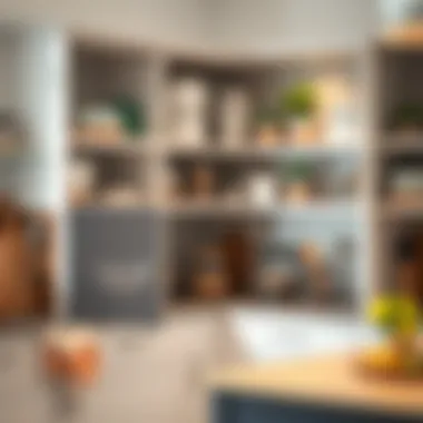 Customized cabinet organization for kitchen essentials