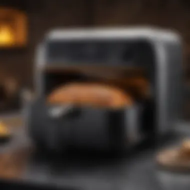Delicious Baked Dish from Air Fryer Oven Deliciously baked dish from an air fryer oven