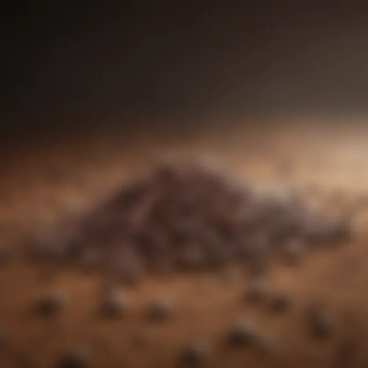 Close-up of coffee beans being ground to illustrate grind size variations