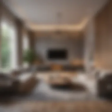 Modern Living Room Design Concept Modern living room design concept