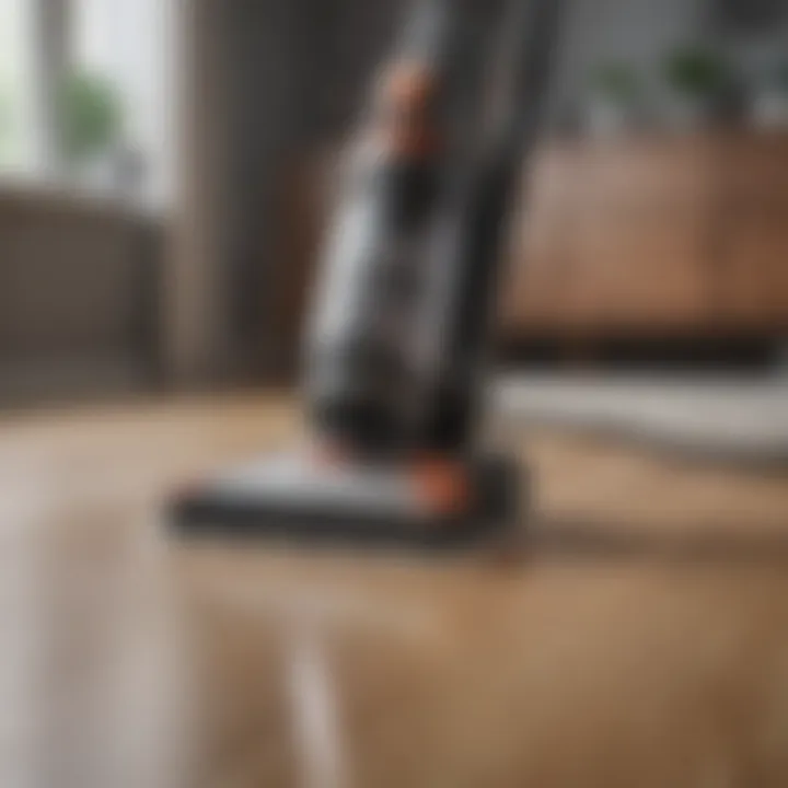 Powerful suction capabilities of a vacuum cleaner