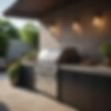 Enhancing Outdoor Living: The Impact of Built-in Grills Stylish outdoor living space enhanced by a built-in grill
