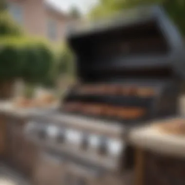 User-Centric Design: Performance at Your Fingertips User-friendly grill interface showcasing performance features