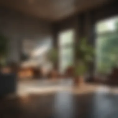 Sustainability in Interior Design An infographic illustrating key principles of sustainable interior design