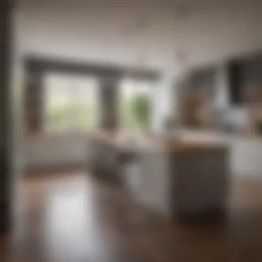 Efficient Kitchen Workflow Efficient kitchen workflow diagram illustrating optimized movement and zoning