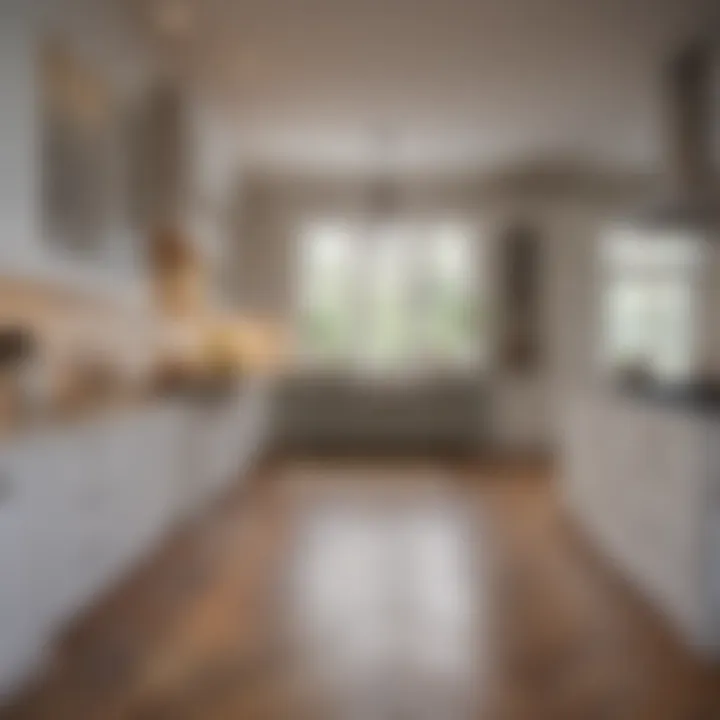 Traditional kitchen floor plan highlighting classic cabinetry and layout