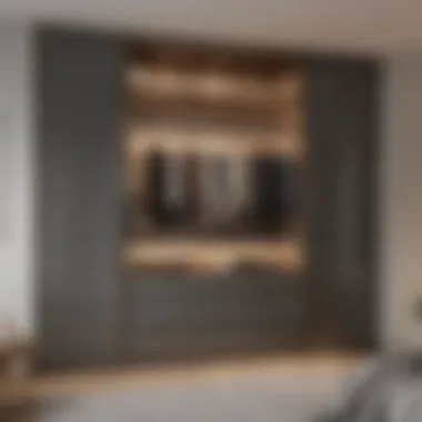 Sophisticated Design for Built-In Wardrobes Elegant built-in wardrobe design showcasing efficient use of space