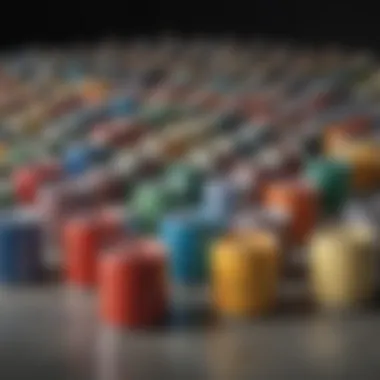 Choosing the Right Hue Selection of paint cans in various colors