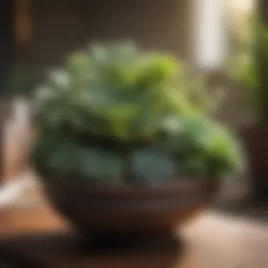 Succulents: The Charming Green Companions A delightful assortment of succulents arranged in a decorative pot.