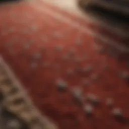 Luxurious carpet texture showcasing softness