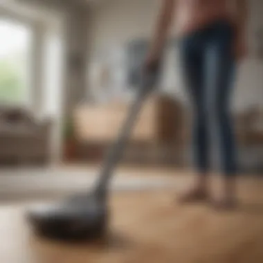 Customer Feedback on Shark Vacuum Cleaners Happy customer sharing feedback on a Shark vacuum cleaner