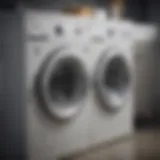 Illustration of washing symbols with detailed explanations, showcasing various care instructions.