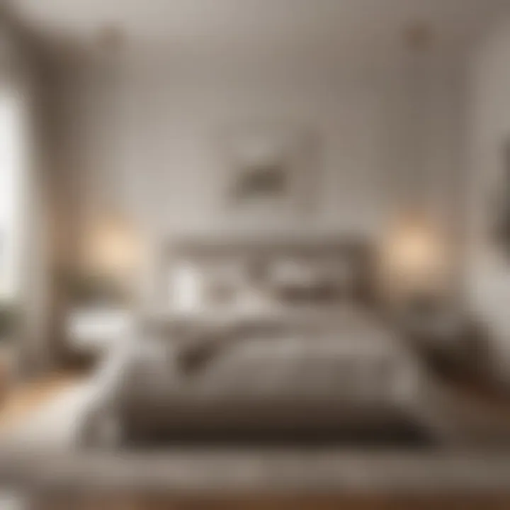 Elegant bedroom showcasing neutral color palette