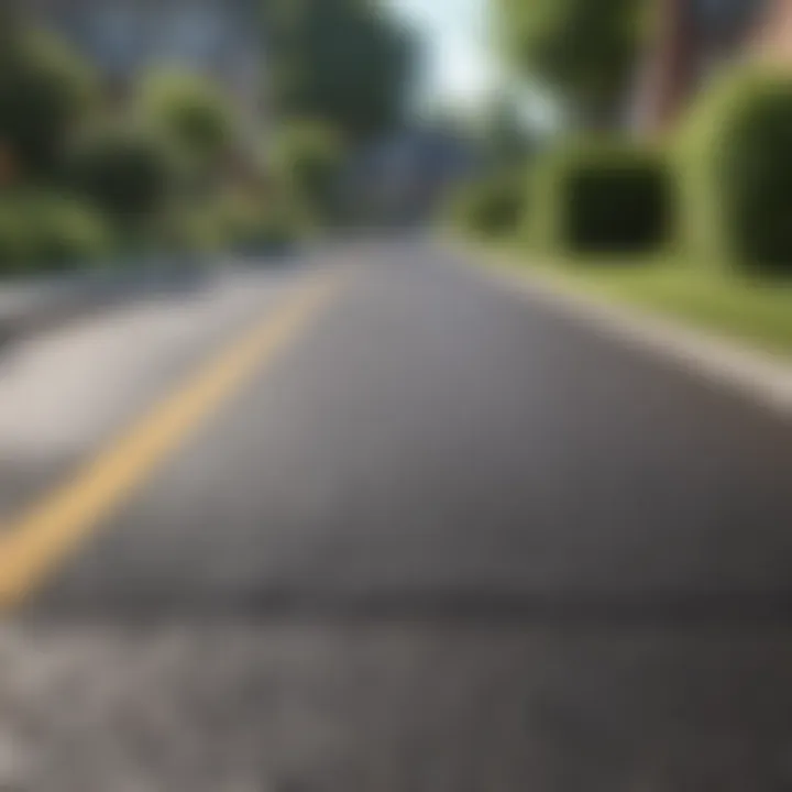 Maintaining an asphalt walkway for longevity