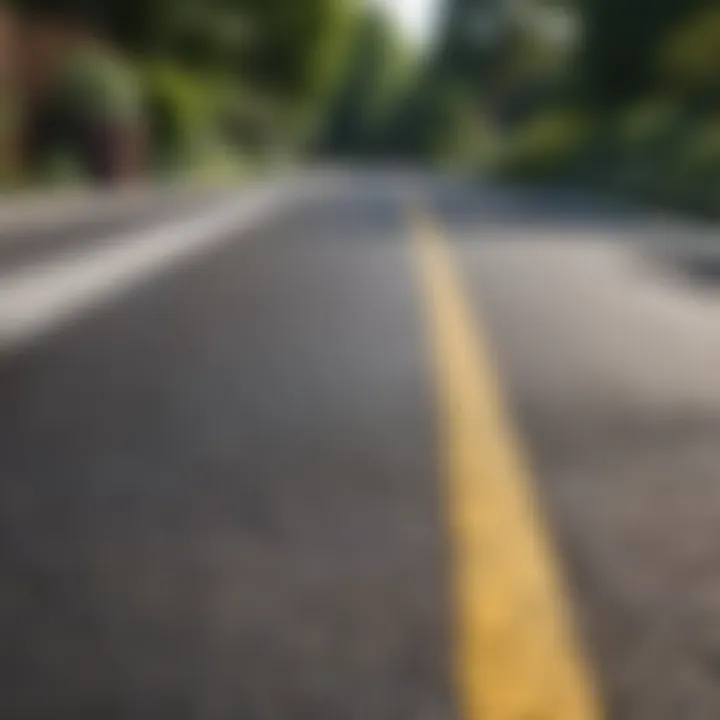 Variety of materials for constructing asphalt walkways