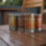 Different types of paint suitable for wood patio furniture