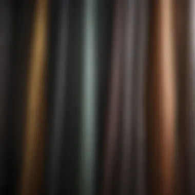 Variety of Drape Fabrics Assorted drape fabrics ready for cleaning