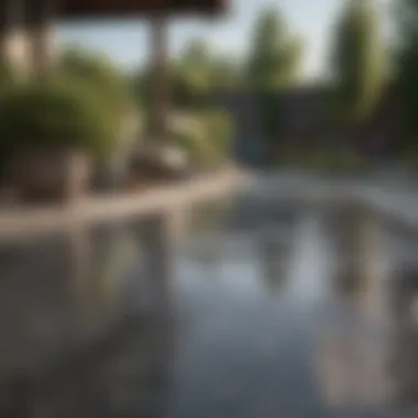 Preparing Your Concrete Patio for a Deep Clean A pristine concrete patio ready for cleaning