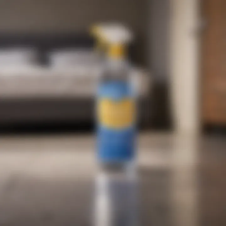 Using commercial cleaning products for mattress care