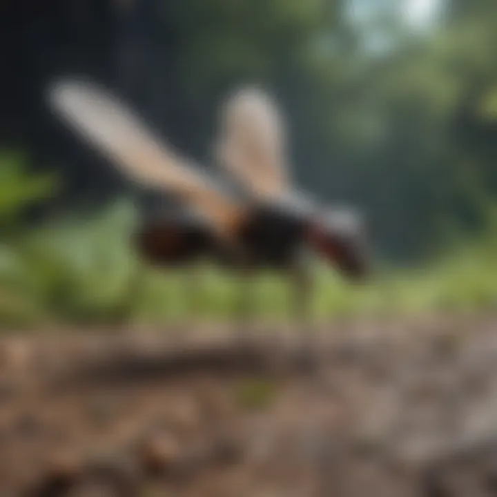 Identifying the source of flying ant infestations