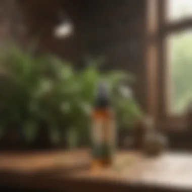 Organic Solutions for Gnat Control Natural insect repellent ingredients on a wooden table