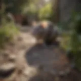 Identifying rat entry points in a yard